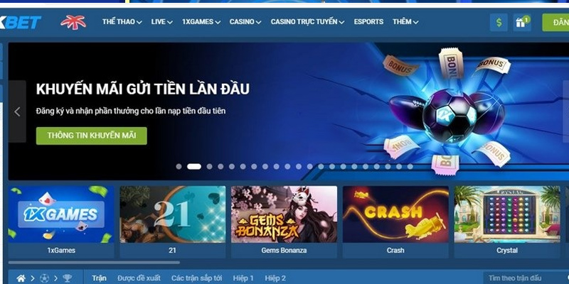 Điều kiện chung khi nạp tiền 1xbet