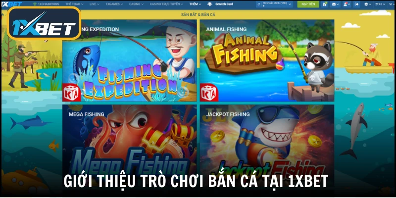 Săn bắt & bắn cá - Đa dạng phiên bản