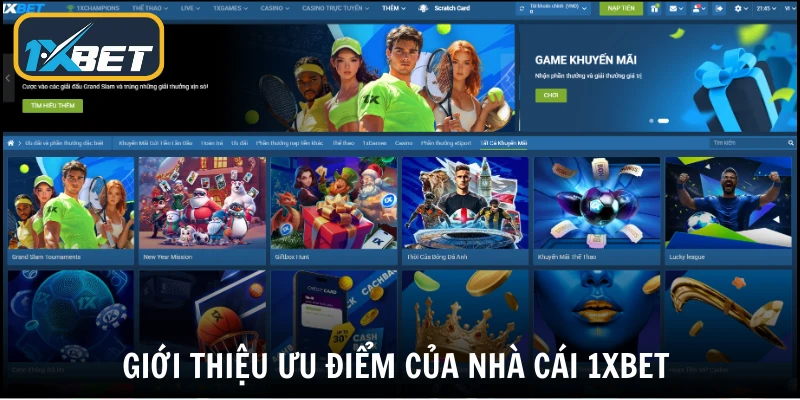 Giới thiệu 1XBET với loạt ưu điểm thu hút khách hàng