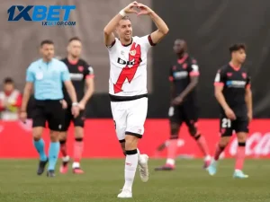 Lejeune vừa ghi bàn duy nhất giúp Rayo Vallecano đánh bại Getafe ở vòng 34 La Liga